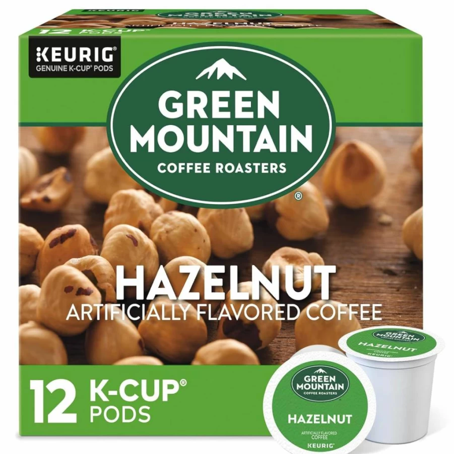 Green Mountain Coffee Roasters Hazelnut Light Roast K-Cup Pods, Single-Serve Coffee for Keurig Brewers, 12 Count Pack