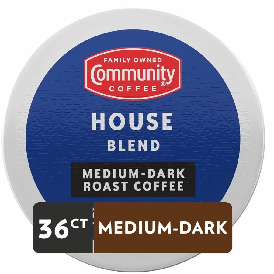 Community Coffee Breakfast Blend Medium Roast K-Cup Pods - 36 Count, Compatible with Keurig 2.0 Brewers