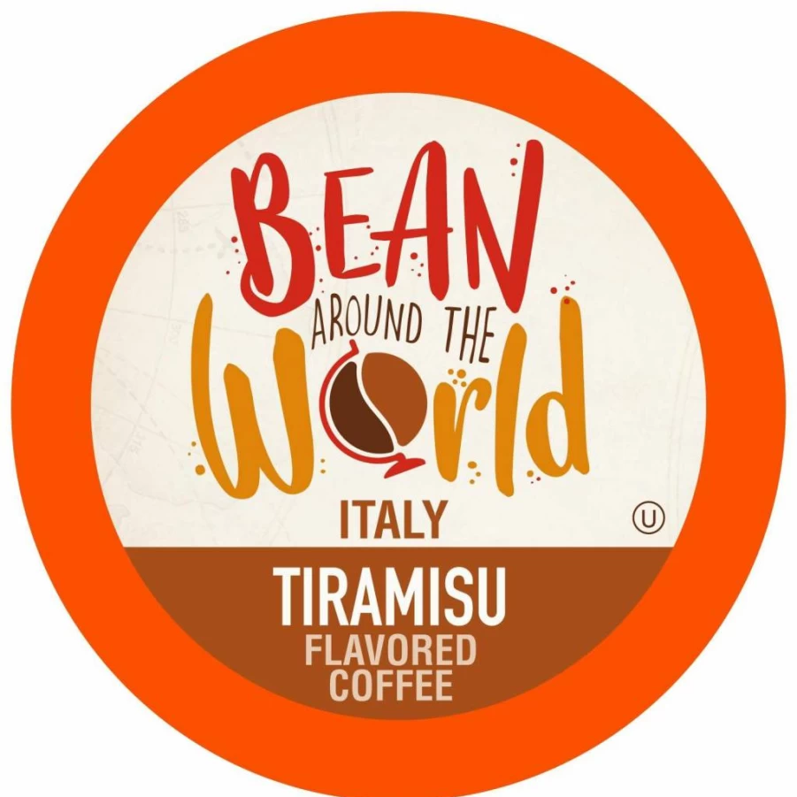 BEAN AROUND THE WORLD Churro Flavored K-Cup Coffee Pods for Keurig 2.0 Brewers, 40 Count Pack
