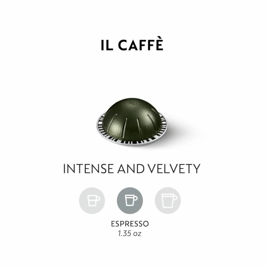 Nespresso VertuoLine Espresso Pods Variety Pack - 40-Count Medium & Dark Roast Coffee Capsules for Bold Flavor - Compatible with Vertuo Machines
