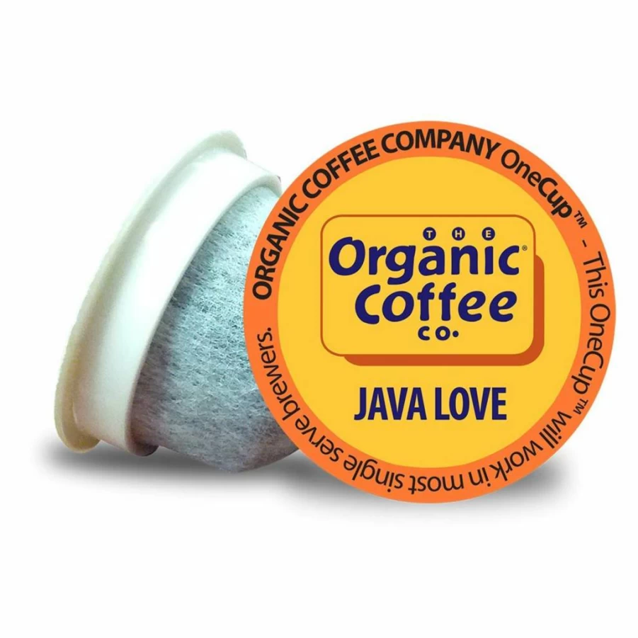 THE ORGANIC COFFEE CO. French Roast Compostable K-Cups - 80 Dark Roast Pods, Keurig 2.0 Compatible, Organic Coffee Pods