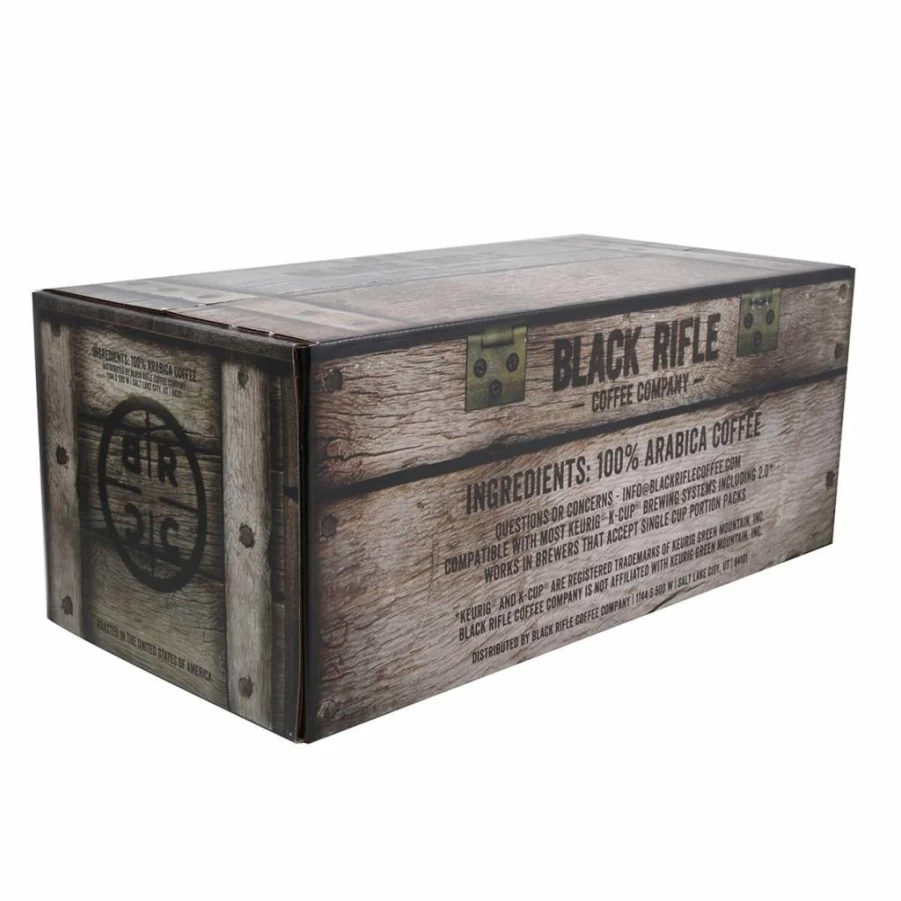 Black Rifle Coffee Company K Cups Variety Pack - 48 Count (Silencer Smooth, AK Espresso, Just Black, Beyond Black) - Compatible with Keurig Brewers