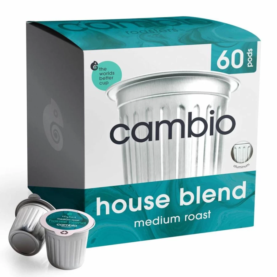 CAMBIO ROASTERS Organic Colombian Coffee K-Cups for Keurig – Medium Roast, Aluminum Pods, 10 Count, Rich Flavor & Freshness