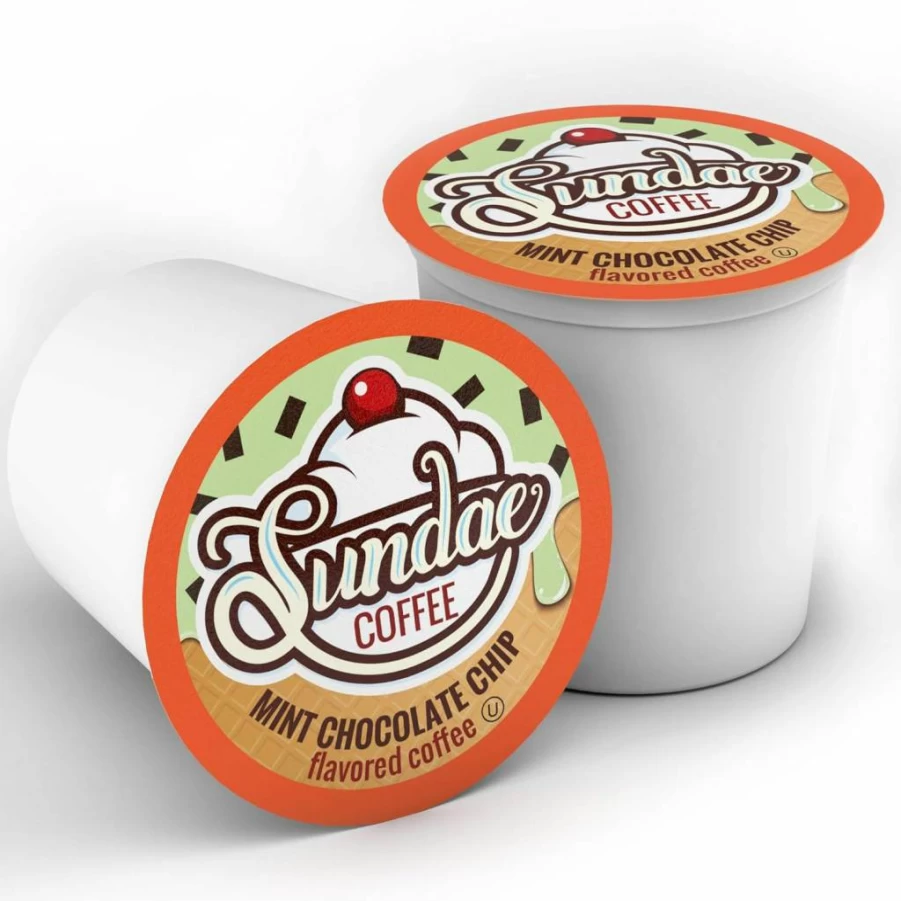 Sundae Coffee Assorted Variety Pack - 48 Ice Cream Flavored K-Cup Pods Compatible with Keurig 2.0 Brewers