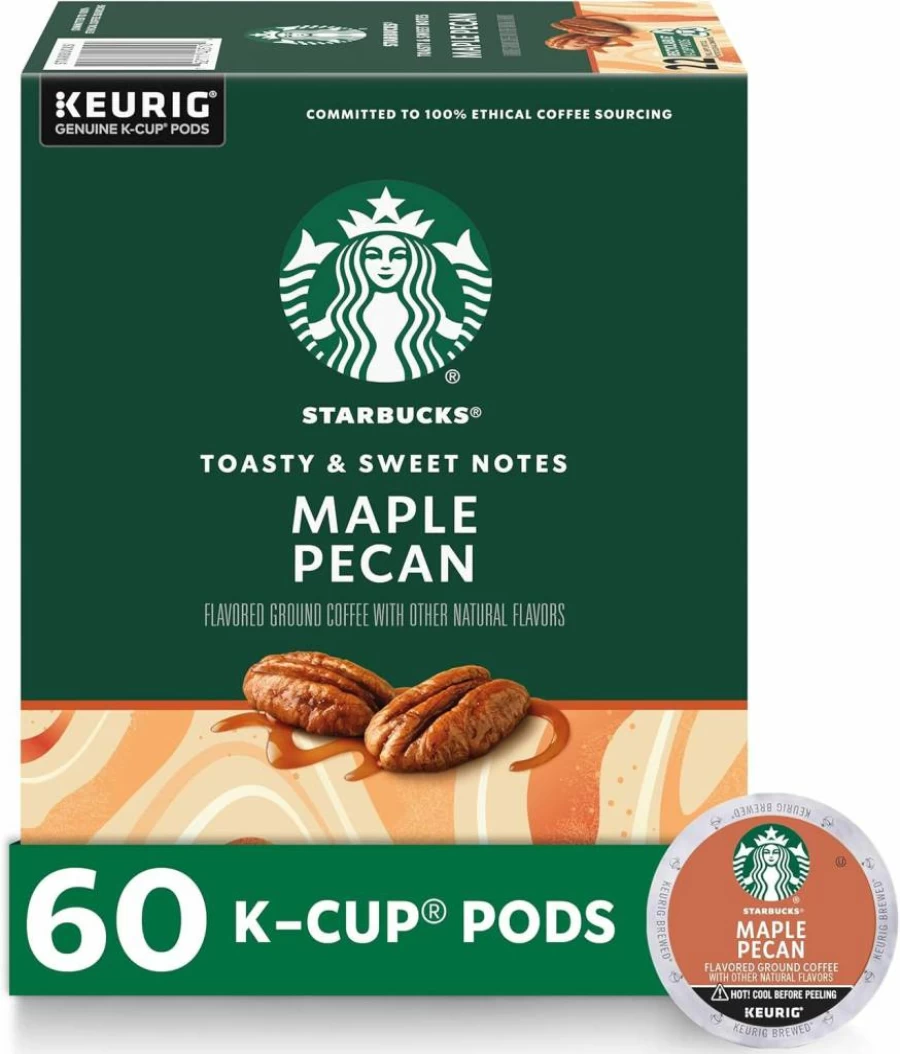 Starbucks Veranda Blend Blonde Roast K-Cup Coffee Pods for Keurig Brewers - 100% Arabica, 6 Boxes (60 Pods Total)