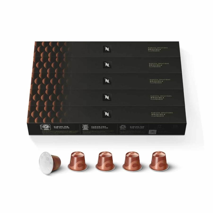 Nespresso OriginalLine Barista Flavored Medium Roast Espresso Pods, 30-Count Coffee Capsules for Brewing Rich & Smooth Coffee